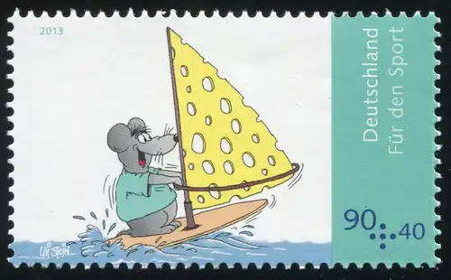 3005I Moussard 90 avec PLF I court trait noir au-dessus de 0 sur 90, boîte 7 **