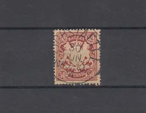 Bayern 63 Armoiries 50 Pfennig - Tampon en cercle EICHSTETT I 30.6.94, Dennis!