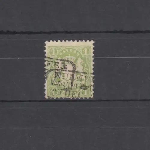 Bayern 32 Armoiries 1 Kreuzer - Stamp de cadre 3-Zeiler Train NÜRNBERG