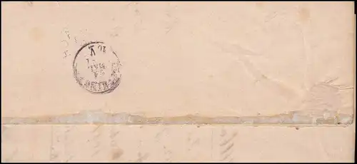 Wurtemberg marque de service 101, paragraphe 5, lettre Pf. ALTERBACH 20.5.1881 vers PLOCHINGEN