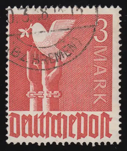 Alliierte Besetzung 961 Friedenstaube 3 M, O geprüft Schlegel BPP