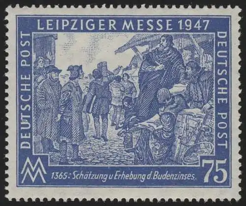 Alliierte Besetzung 966 Leipziger Messe 75 Pf, **
