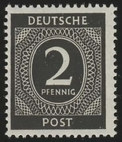 Instrumentation alliée 912a, paragraphe 2 Pf, noir violet, **