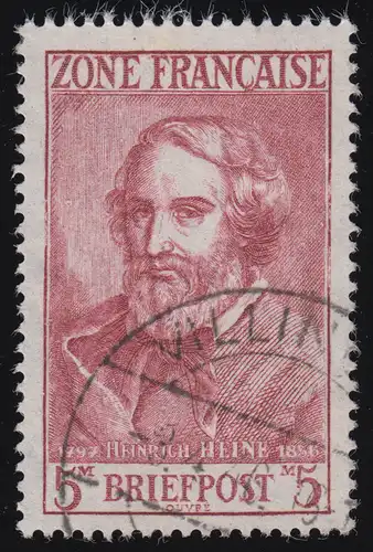 Zone française Alleg. 13v Heinrich Heine 5 M., O