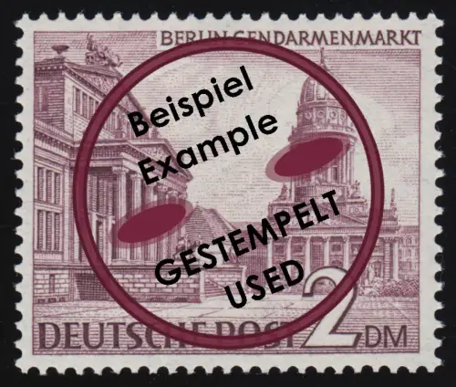58 Berliner Bauten 2 DM, gestempelt O