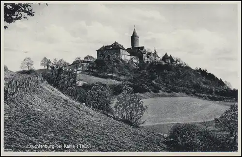 Temple de Landpost Spielroda sur KAHLA LAND 16.10.36 sur AK Lumenburg / Kahla