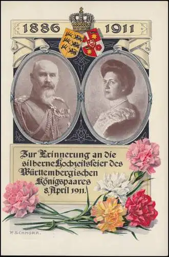 Carte postale privée PP 27 Carte officielle du jour des fleurs 1911, non utilisée