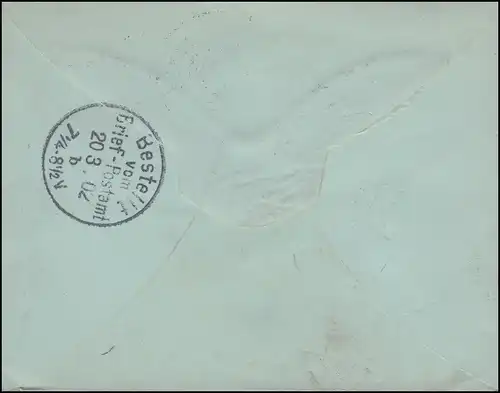 Ägypten Umschlag Pyramide 1 Piaster von ALEXANDRIA nach BERLIN 20.3.1902