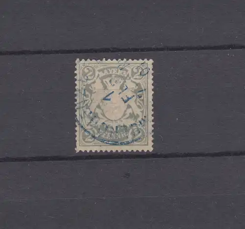 Bayern 65 armoiries 2 Pfennig - Tampon en cercle MÜNCHEN 2 B - 1.2.1901