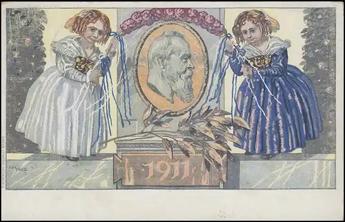 Bayern P 91II/01 Anniversaire 5 Pf. 135x86 mm & Médaillon, MUNICH 15 - 12.3.11