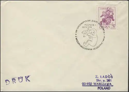 Polen: Drucksache EF SSt XIX. Kinderärzte-Kongress Poznan 20.9.1979