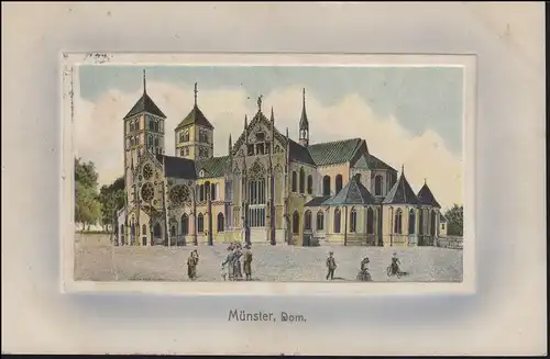 Carte de présentation / Carte d'affichage Münster Dom 21.8.09 vers Enschede