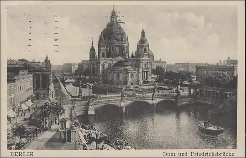 AK Berlin - avec Dom et Friedrichsbrücke, BERLIN 31.1.27 après Dietlikon