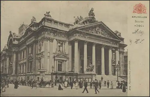 Carte de Bruxelles: La Bourse, 19.5.2007 à Anvers
