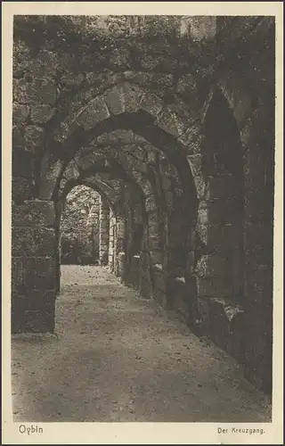 Carte de vue Oybin: Le cloître, inutilisé