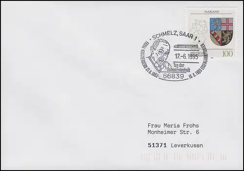 Pionier ferroviaire Franz Kruckenberg & Railtechnik, Bf SSt Schmelz 17.6.95