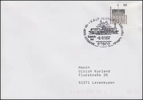 Chemin de fer Augsburg-Kaufbeuren & Kampoklok, Bf SSt Kaufberuren Festival de la Gare 6.9.97