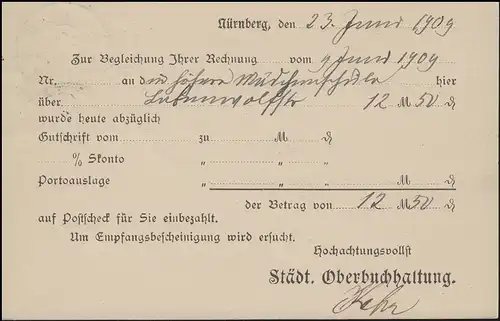 Bayern P 79/03, paragraphe 5 Pf. vert DV: 09, NÜRNBERG 2.B.A.f 28.6.09 vers Chemnitz