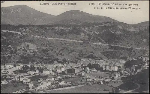 Frankreich Ansichtskarte Le Mont-Dore Panorama, Paar 116 MONT-DORE / DOME 1918 
