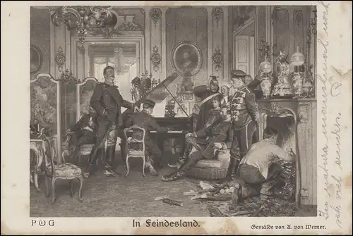 Poste de terrain AK Dans les tableaux de l'ennemi Pays de Werner, K.K. I. ARMEECORPS 7.12.1914