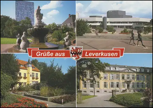 Carte de visite: Leverkusen, EF fleur chapeau de soleil BZ 51 - 9.2.2006 - Préutilisation!