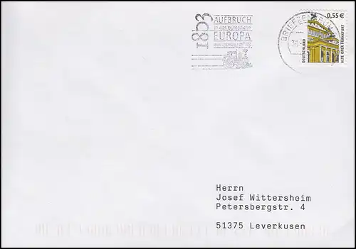 Aufbruch in das bürgerliche Europa Postkutsche/Eisenbahn Regensburg, Bf BZ 93 