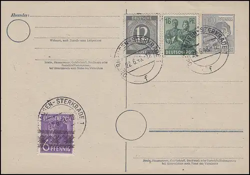 Réforme monétaire - Dix-deuxième édition - Blanko-PK avec le volume 37I - BERENHUS 22.6.48