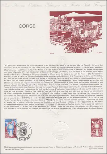 Collection Historique: Corse / Corse 9.1.1982
