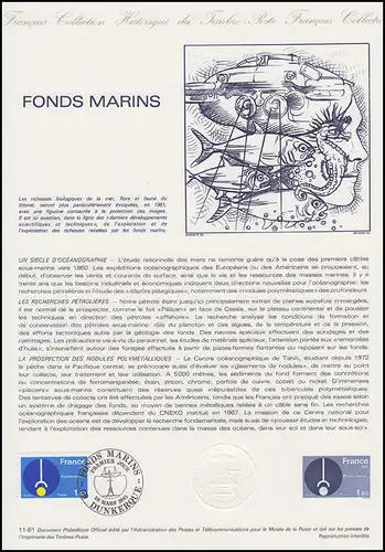 Collection Historique: Fonds Marines & Meeresfonds 28.3.1981