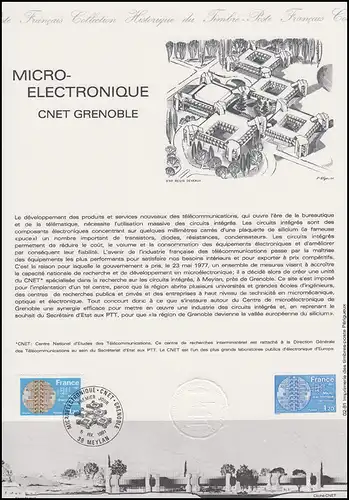 Collection Historique: Centre de Recherche Microélectronique Grenoble 5.2.1981