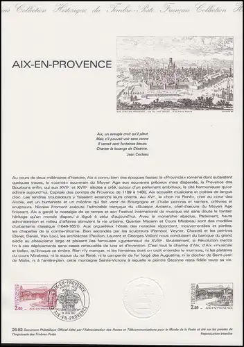 Collection Historique: Ville universitaire Aix-en-Provence 19.6.1982