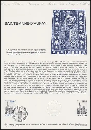Collection Historique: Église Sainte-Anne-D'Auray Lyon 4.7.1981