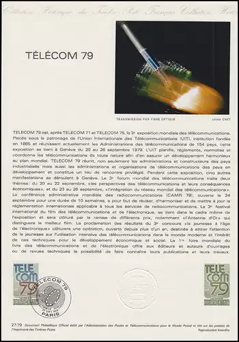 Collection Historique: UIT-Kongress Telekom / Telekommunikation 22.9.1979
