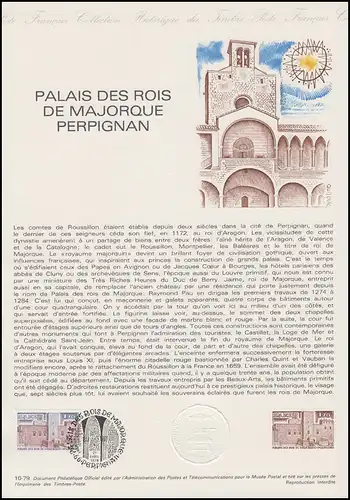 Collection Historique: Palais des Rois de Majorque Palazzo de Perpignan 21.4.1979