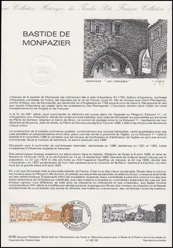 Collection Historique: Centre Ville de Monpazier Bastide de Montacier 1986