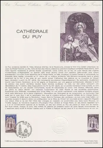 Collection Historique: Cathédrale du Puy / Kathedrale von Puy  30.5.1981
