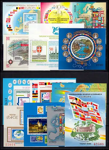 Europe CSCE, édition complète 1972-1986, ** frais de port
