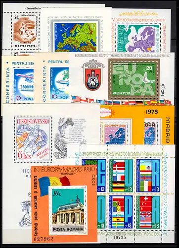 Europe CSCE, édition complète 1972-1986, ** frais de port