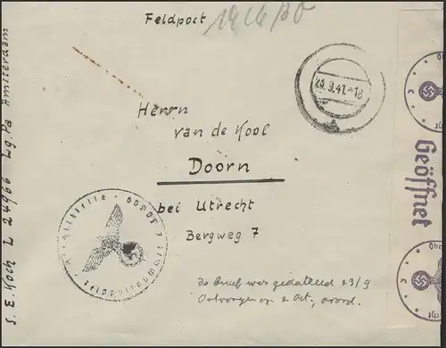 Reichsarbeitsdienst 4/542 Brief Mittendorf 15.3.1940