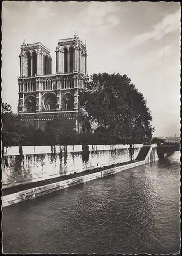 Poste de champ sur la carte de vue Paris Notre-Dame Numéro FP 05494 FELDPOST b - 14.9.40