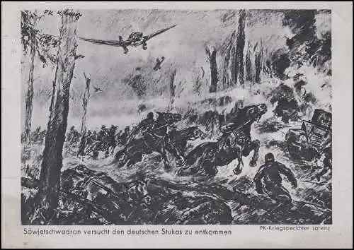 Poste de terrain BS Unité de formation des pilotes sur la propagande-AK Stukas SCHLESWIG 14.42.42