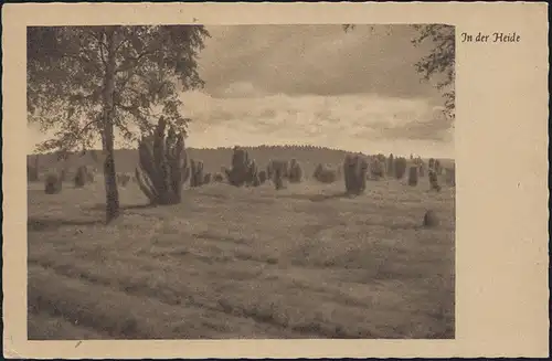 Carte de vue Dans la laande Feldpost BS Field post numéro 18644B et jour-O 10.5.42