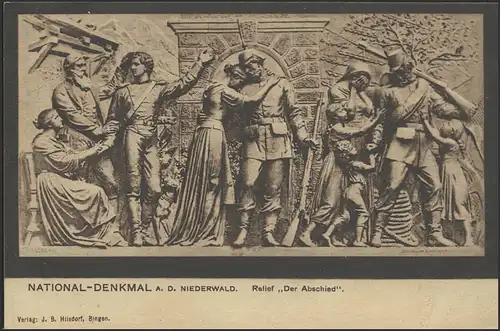 Niederwald Relief Le départ, 1910 Boortmeerbeek