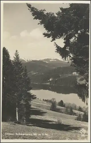 Ansichtskarte Titisee/Schwarzwald, Titisee 6.8.31 