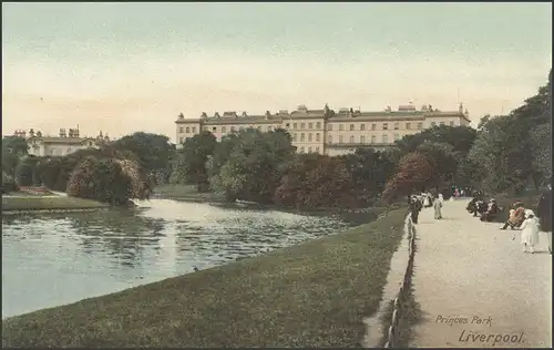 Carte de Liverpool: Princes Park, inutilisé