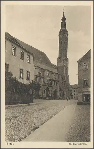 Ansichtskarte Zittau: Die Klosterkirche, ungebraucht