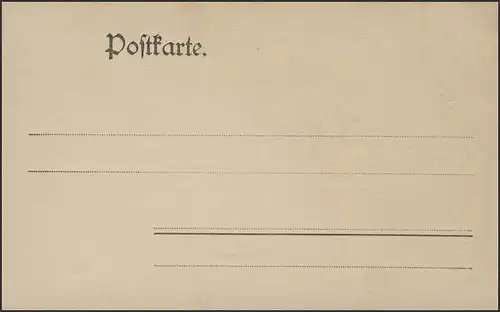 Carte de Berlin: Maison royale de théâtre, inutilisé environ 1900