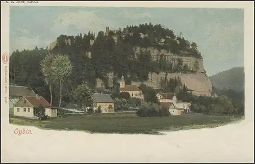 Carte de vue Oybin à Zittau, inutilisé environ 1900