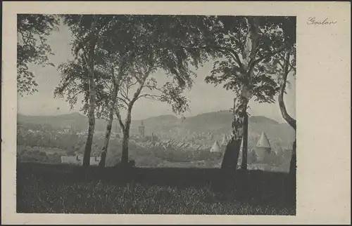Ansichtskarte Goslar: Panorama, Goslar 5.12.1919