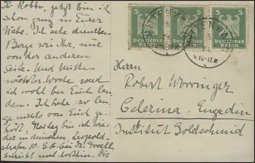 Ansichtskarte Mösern/Tirol, Mittenwald 4.5.1924